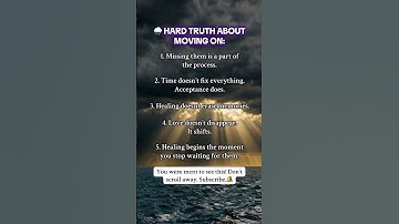 🌧️ Moving on isn’t clean — it’s messy, confusing, and human. #heartbroken#selfgrowth #shorts#healing