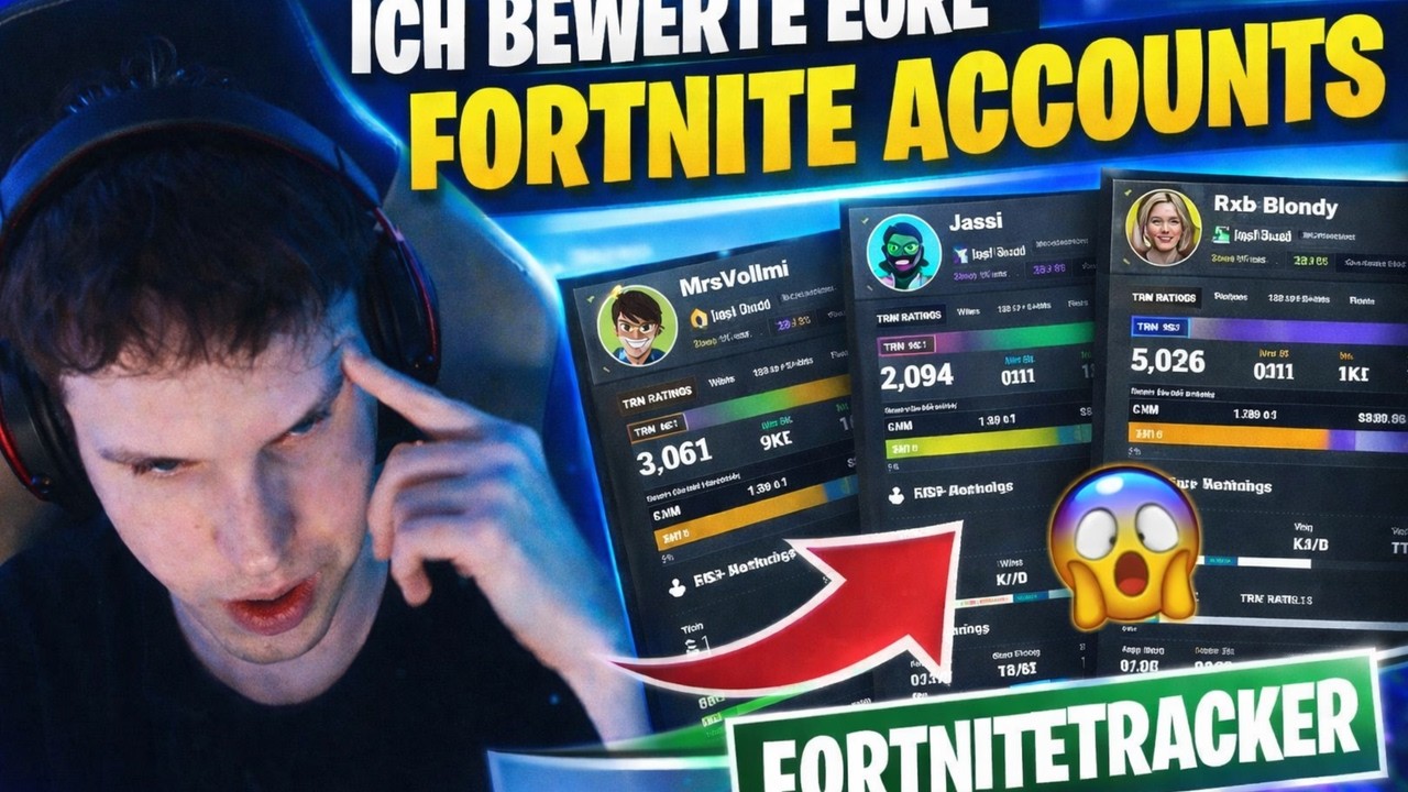 ICH BEWERTE eure FORTNITE TRACKER PROFILE (ZU KRASS)