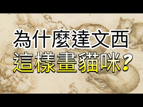 為什麼達文西這樣畫貓咪？ | 素描的目的1 | 素描理論深度講解 | 從大師學習藝術邏輯 | #屯門畫室 #素描 #達文西 #davinci #drawingcat