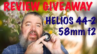 Helios 44-2 58mm Russian Lens Review, Givaway 1k Subs