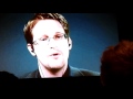 Capture de la vidéo Snowden Answers "If You Aren't Doing Anythign Wrong ..." @Snowden Movie Live Event