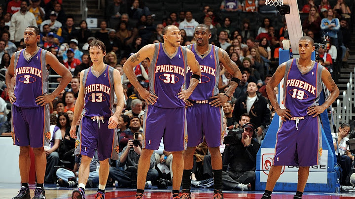 2005 NBA West Semifinals Game 6 Phoenix Suns at Dallas Mavericks, May 20, 2005, 7-Sec or Less Suns