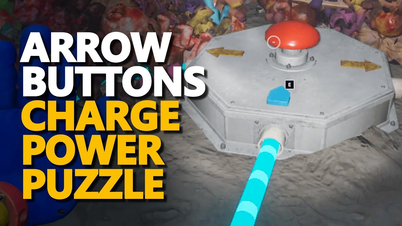 Arrow Buttons Charge Power Puzzle Poppy Playtime Chapter 4 Safe Haven