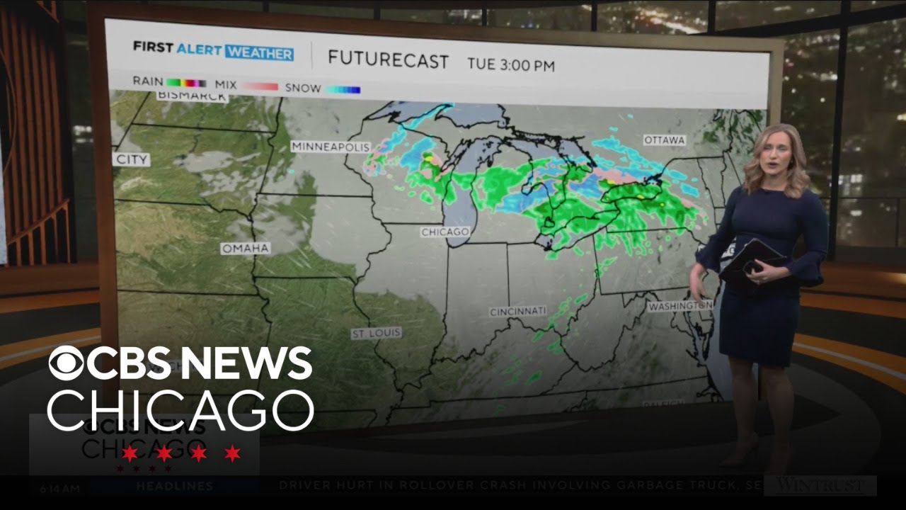 Fog, drizzle to start Tuesday in Chicago - YouTube