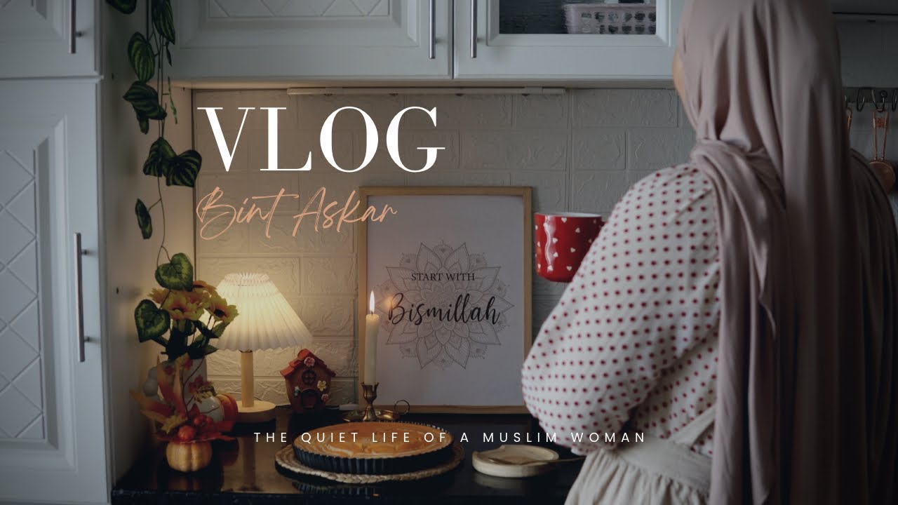 Осенний теплый влог мусульманки🧕🏻🍁🍂 Мои маленькие радости: дом, выпечка  и дыхание природы ✨