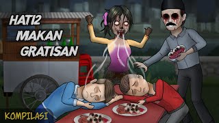 Kuliner Setan  Kompilasi #HORORKOMEDI  | Kartun Lucu, Animasi Hantu