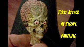 Mars Attacks Martian Warrior Model Kit By Moebius Models