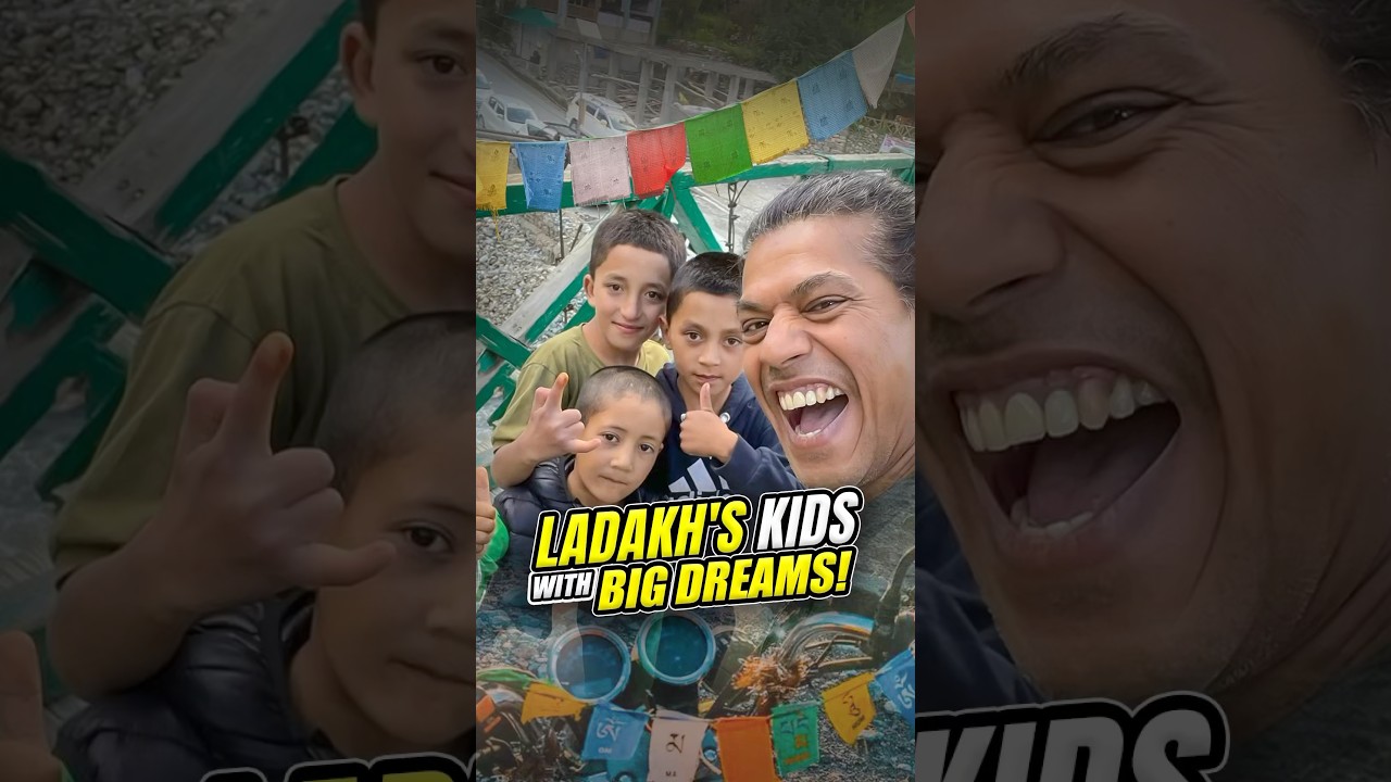 Ladakh's Kids with Big Dreams! 🌟✨ | Sidd Ahmed 