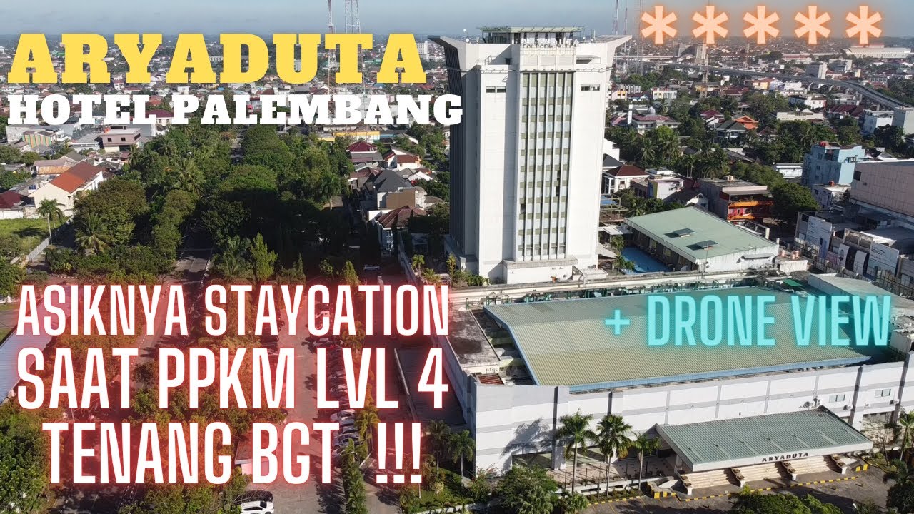 ARYADUTA HOTEL PALEMBANG + Drone View | Review Hotel Palembang