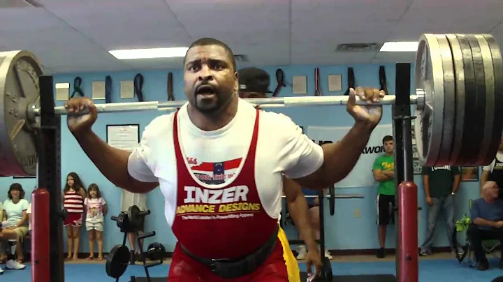 Ken McFadden 3rd attempt squat 700 RAW