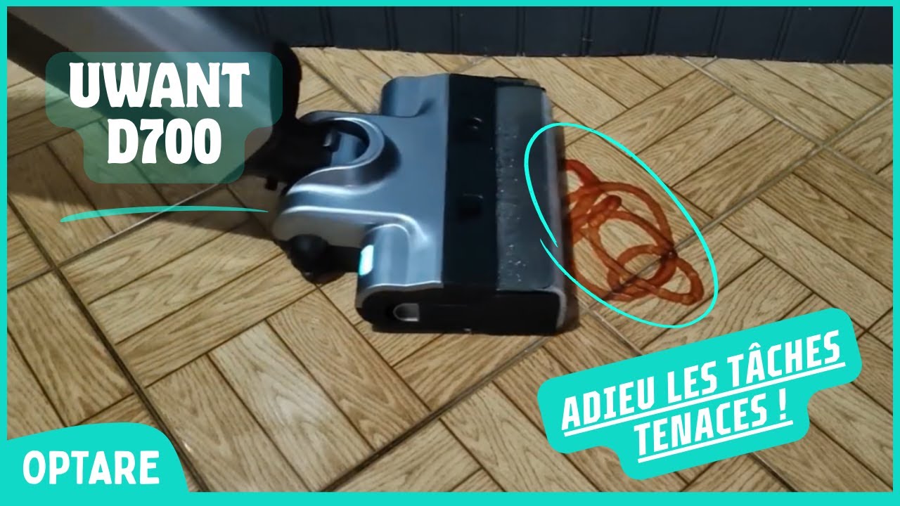 Test du UWANT D700 : L’Aspirateur laveur Révolutionnaire avec Brosse en D
