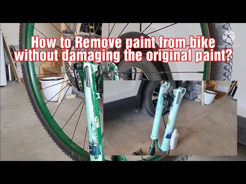 How To Remove Spray Paint From Bike Frame