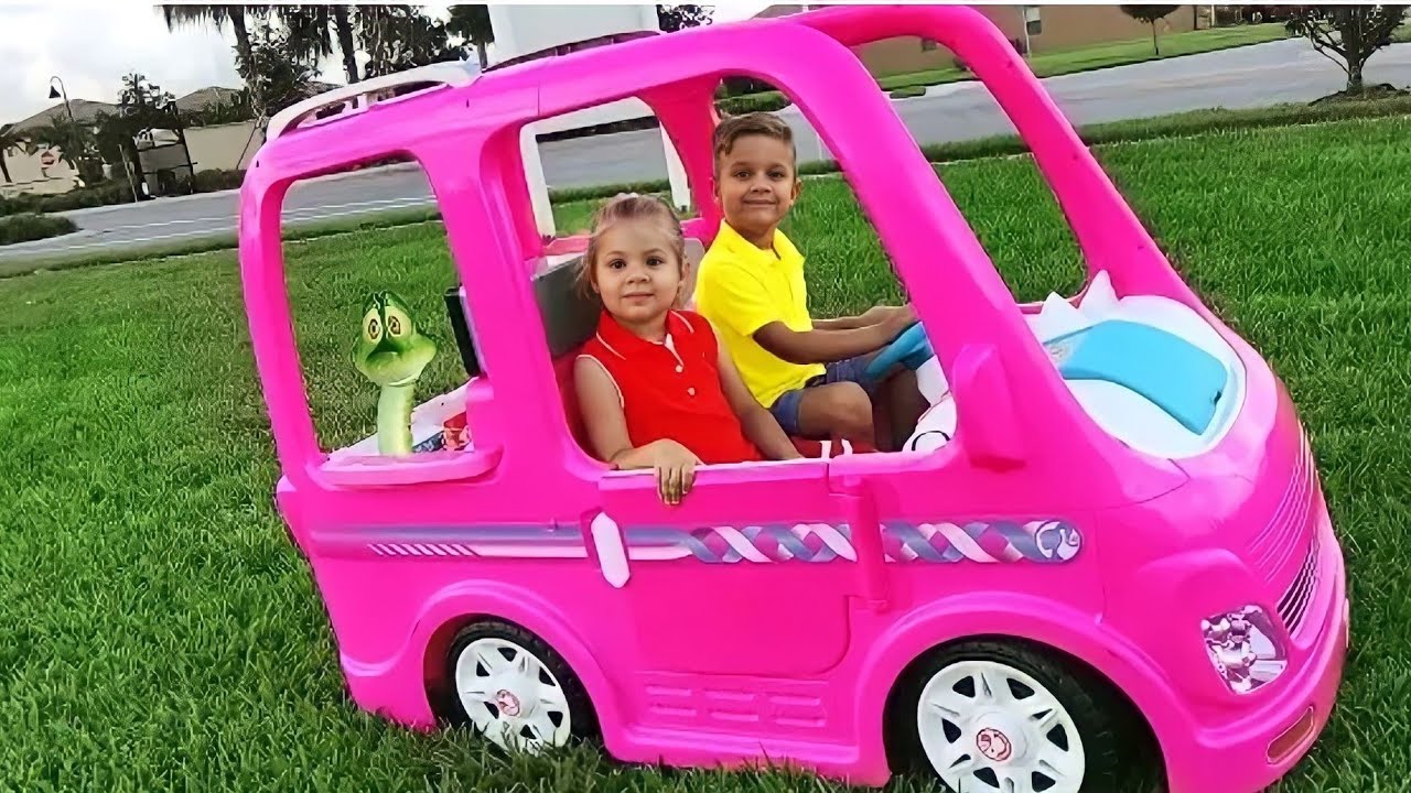 Diana And Her Barbie car _ Camping Avdenture Mobile gameplay Video