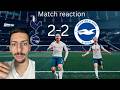 Vital point in our season! | Tottenham 2-2 Brighton match reaction