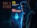 Cyber Security Explained | Day 3 of 30 Technologies in 30 Days | Learn New Things #facts