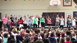 Norris Elementary Teachers “flossing”