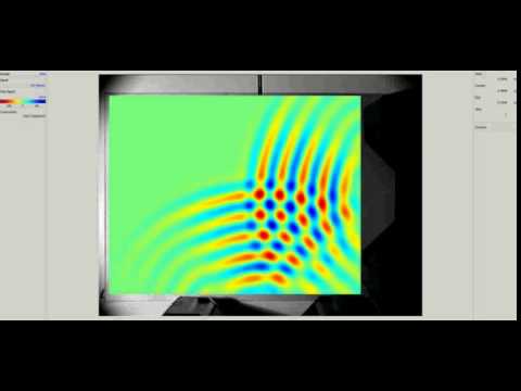 Sound field visualisation: Interference