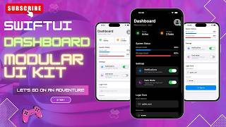 Modern SwiftUI Dashboard & Modular UI Kit 🚀