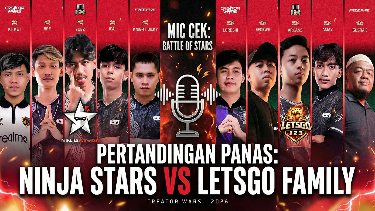 Pertemuan Panas Ninja Stars Vs Letsgo Family Main Full Emosi