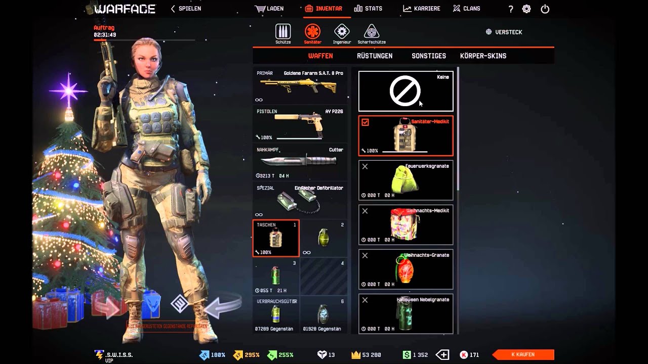 Warface: the Inventory from .S.W.I.S.S.