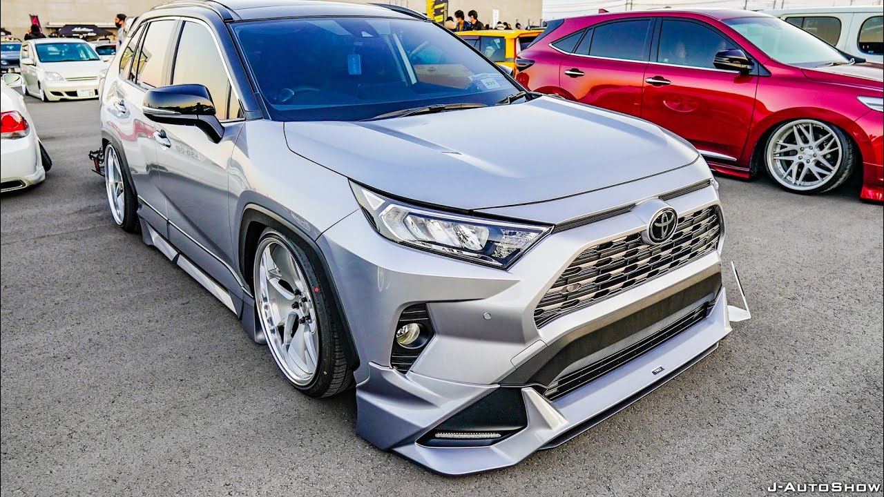 4K)TOYOTA RAV4 TRD bodykit ラヴフォー TRD カスタム スタンス