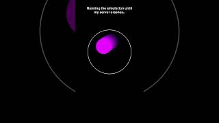 Ball bouncing simulation #adhd #music #code #space #python #physics #simulations #memes #science