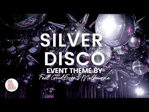 70s Silver Disco Party Setup | FEEL GOOD EVENTS