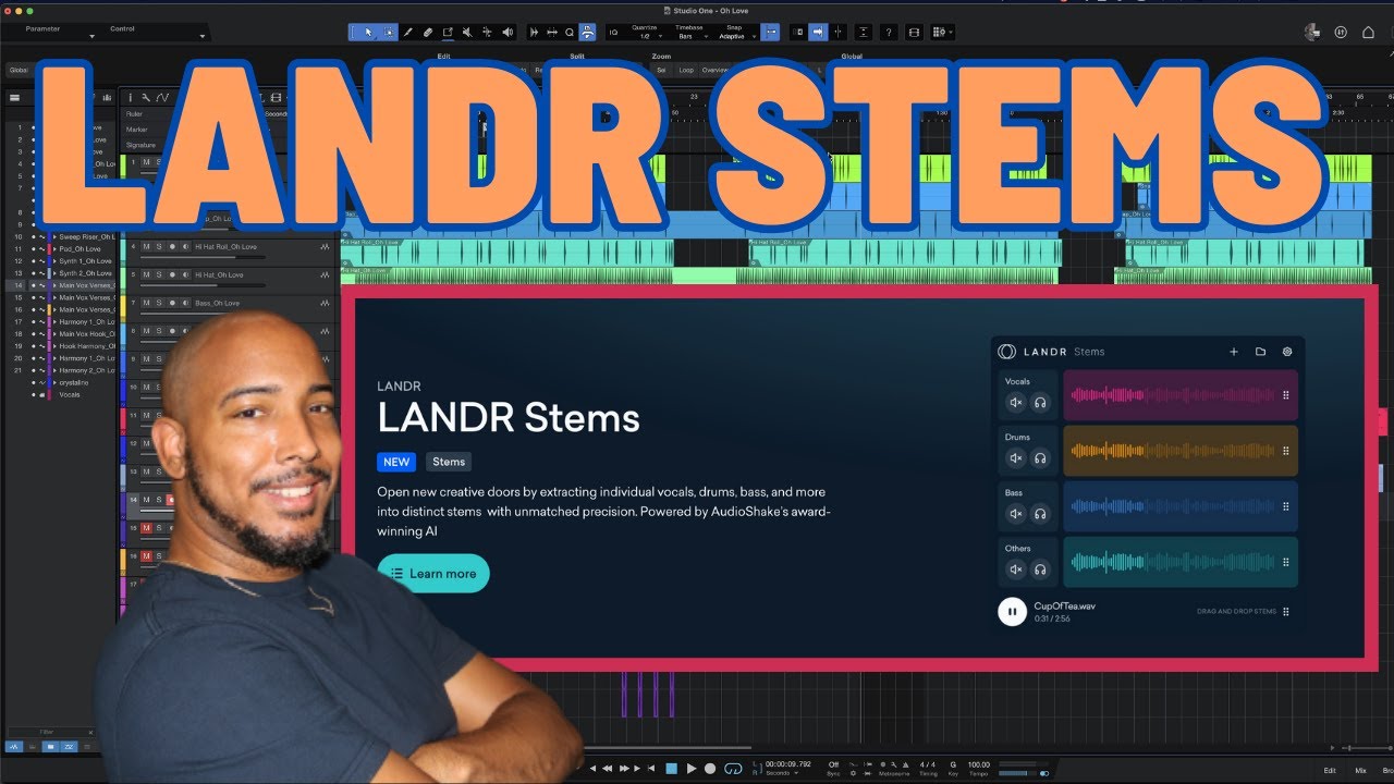 LANDR Stems now available for LANDR Studio