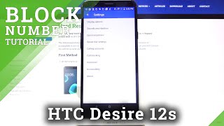 HTC Desire 12s Block Number - Blacklist Creating screenshot 4