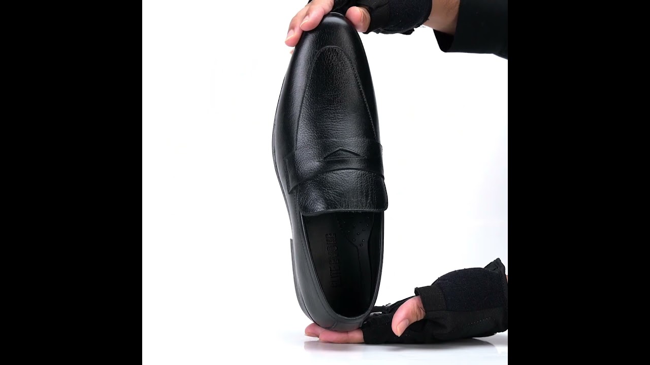 Unbox Comfort and Class: Black Classic Plush Comfort Loafers Revealed!