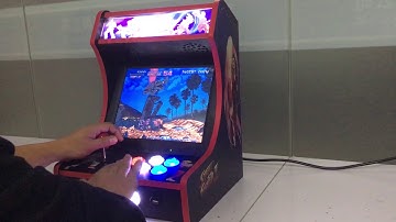Metal Slug playing on RAC-B300 Mini Bartop Arcade Game Machine