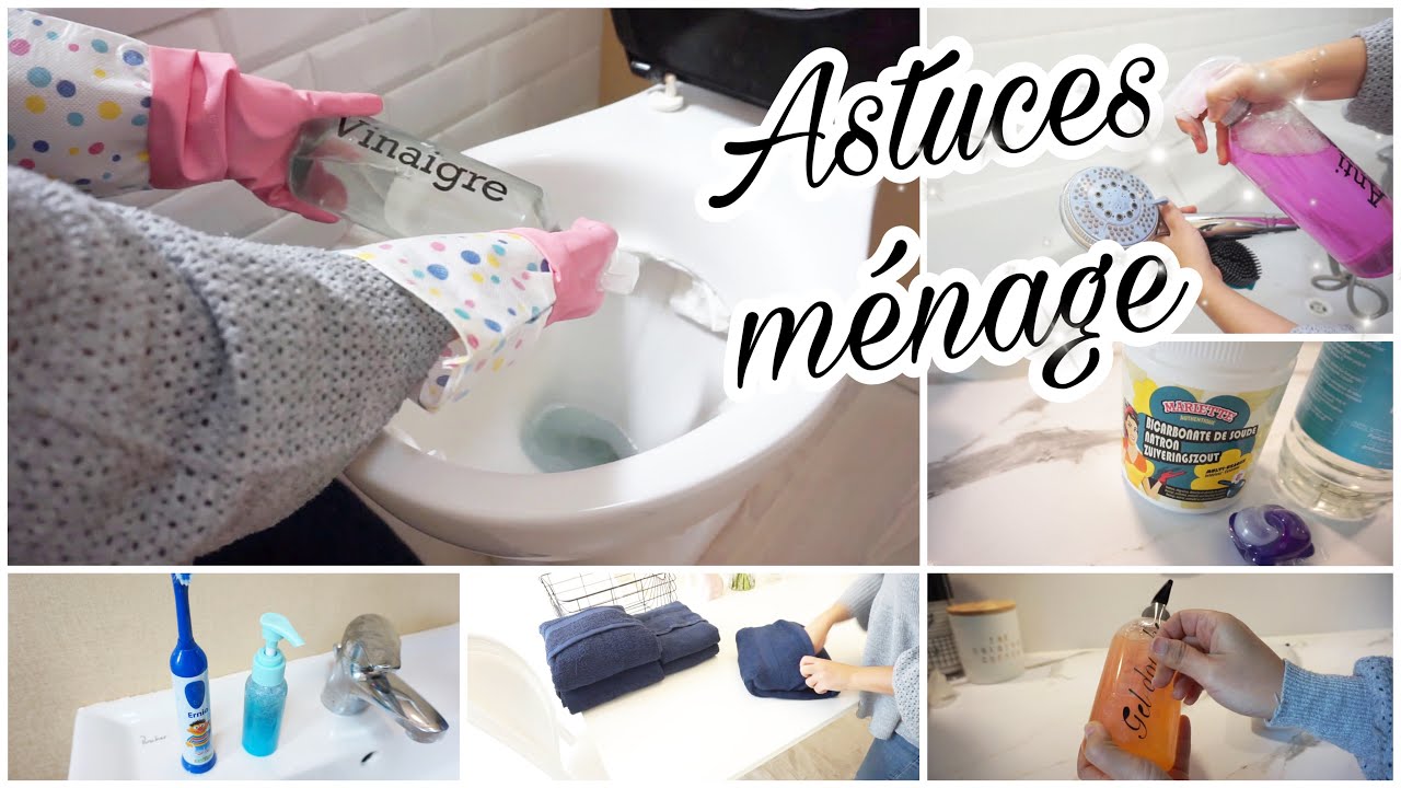 ASTUCES MÉNAGE ET ORGANISATION À CONNAÎTRE ABSOLUMENT | CLEANING HACKS