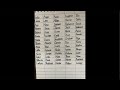 Writing names ♥️