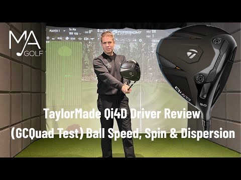 TaylorMade Qi4D Driver Review GCQuad Test Ball Speed Spin Dispersion 