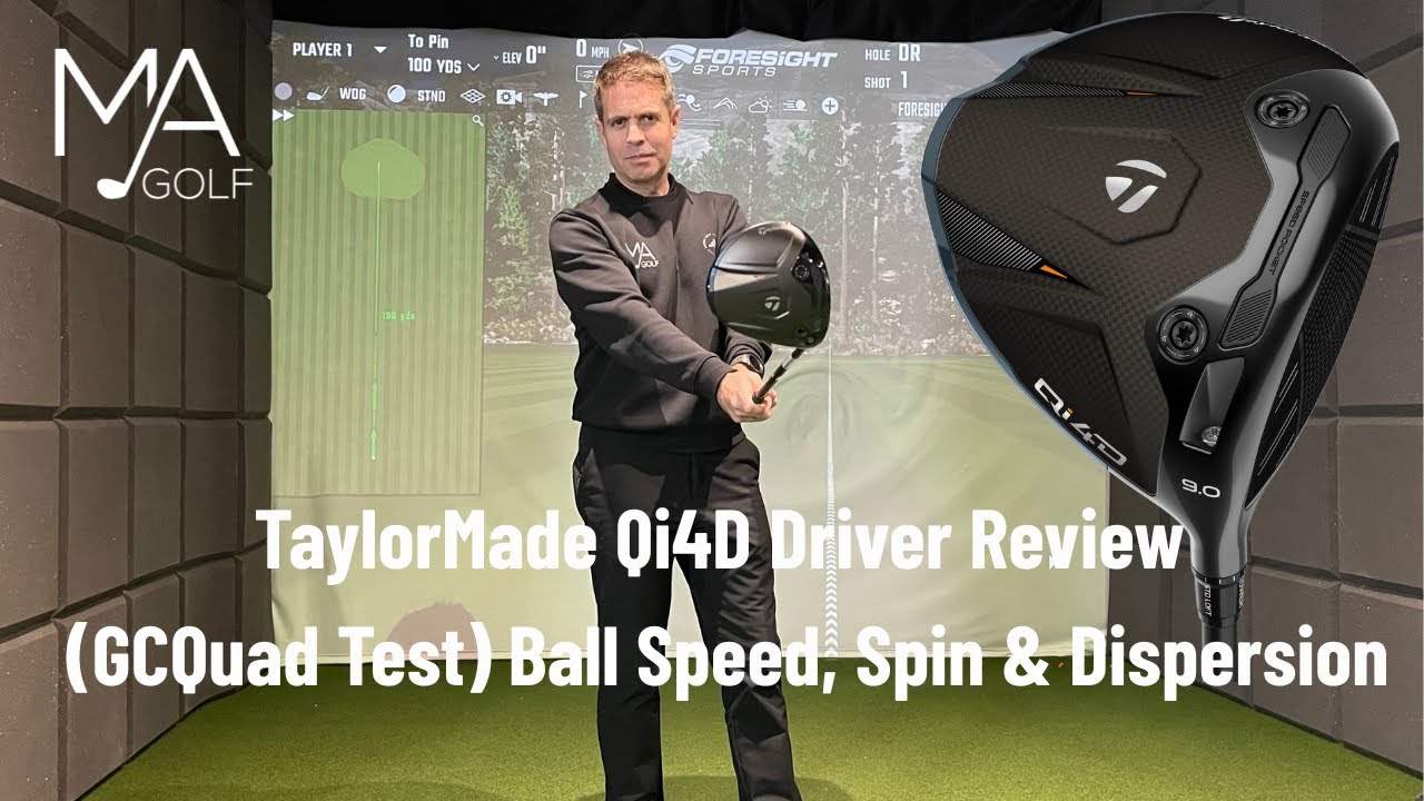 TaylorMade Qi4D Driver Review (GCQuad Test) Ball Speed, Spin & Dispersion