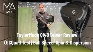TaylorMade Qi4D Driver Review (GCQuad Test) Ball Speed, Spin &amp; Dispersion