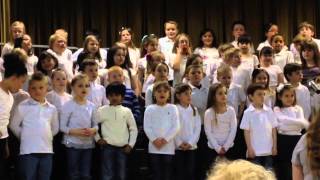 Erin's first grade Spring PTA program.