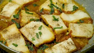 Быстро и вкусно! Филе рыбы в луковом соусе на сковороде