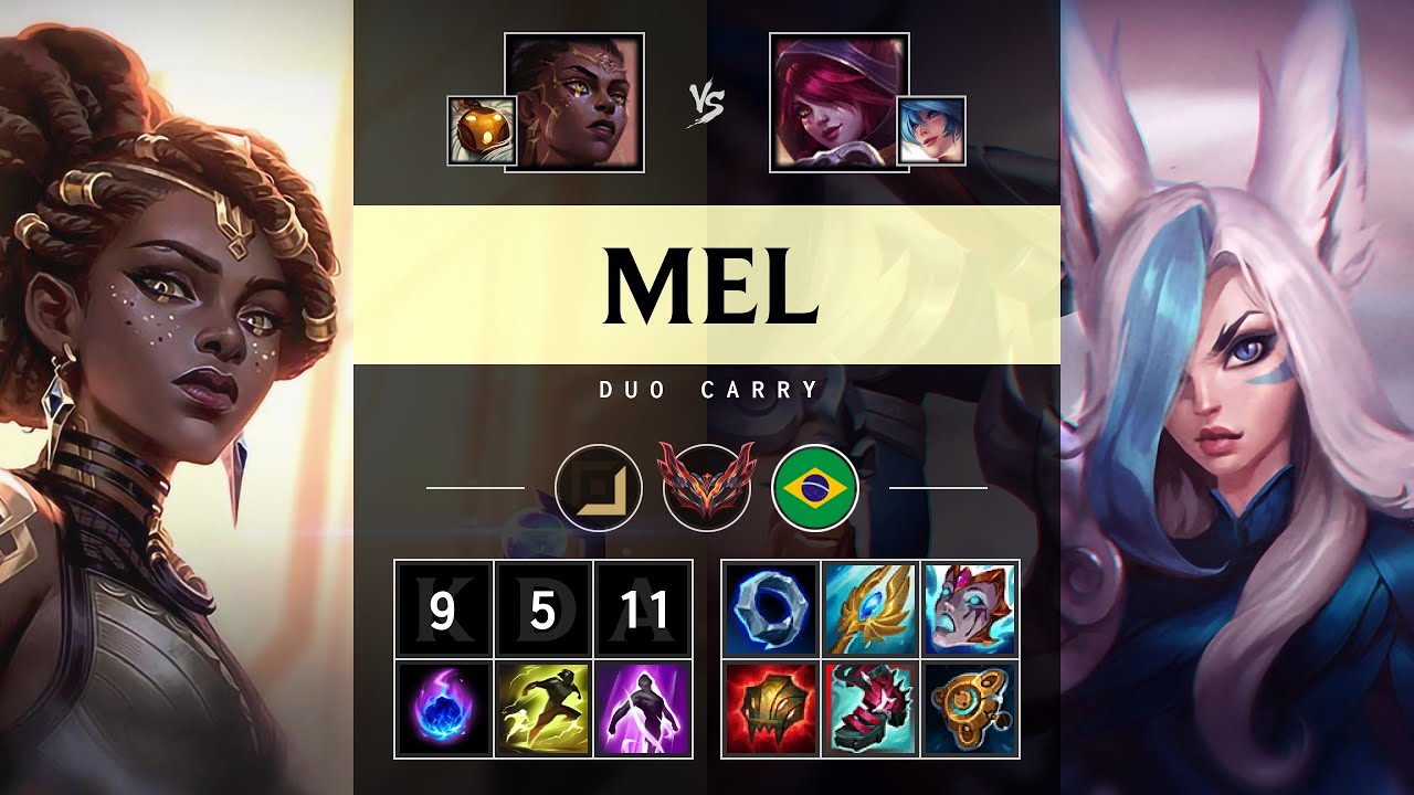 Mel Carry vs Xayah - BR Grandmaster Patch 25.16