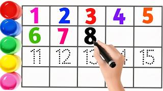 👉🧠✨️EASY Counting 1 to 20 for Kids 🧮 | Fun Numbers Song & Easy Learning Video for Toddlers 👶🎉