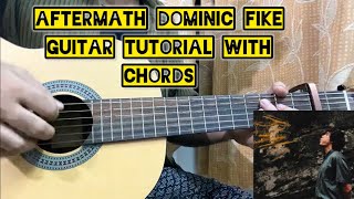 Aftermath - Dominic Fike // Guitar Tutorial with Chords and Riff