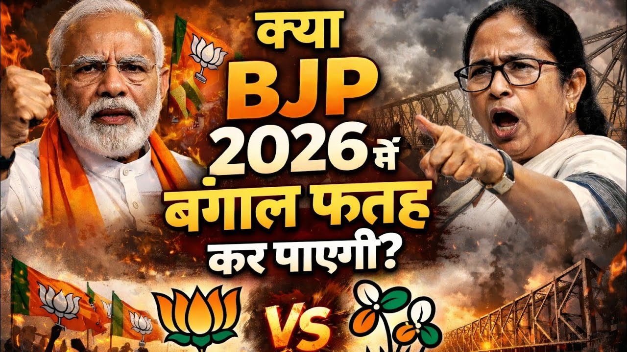 मिशन बंगाल: क्या BJP 2026 में बंगाल फतह कर पाएगी? | TMC vs BJP Big Battle 😮