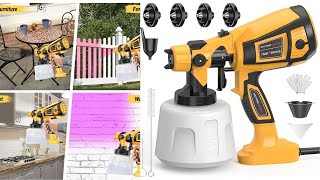 High Capacity Container Electric Spray Paint Gun Review