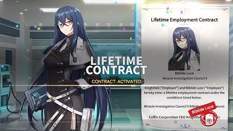 Counter:Side Biblide Luce Lifetime Contract