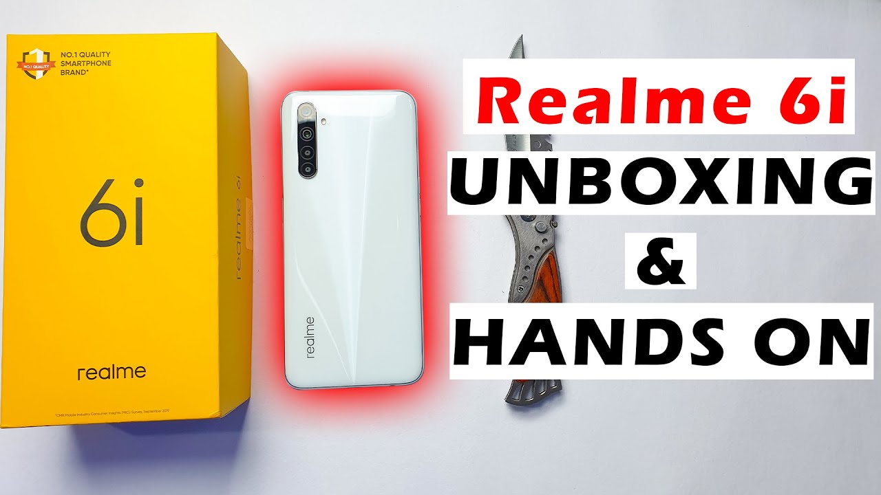 Realme 6i (Retail Unit) Unboxing and Hands On