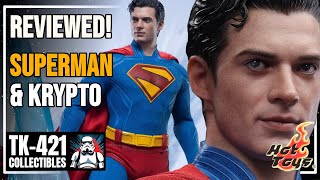 Распаковываем НОВОГО СУПЕРМЕНА из вселенной DC! | Обзор Hot Toys MMS812 Superman & Krypto (Дэвид ...