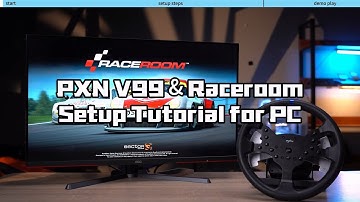 PXN V99 Gaming Steering Wheel & PC RaceRoom Setup Tutorial.#pxn #pxnv99 #tutorial #raceroom #games