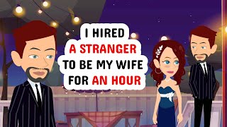 I Hired A Stranger To Be My Wife For An Hour | Animated Story