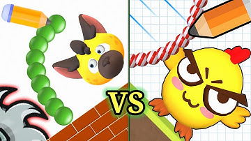 Draw to smash logic puzzle 🆚 save the pets & bees & dogs gameplay part 10