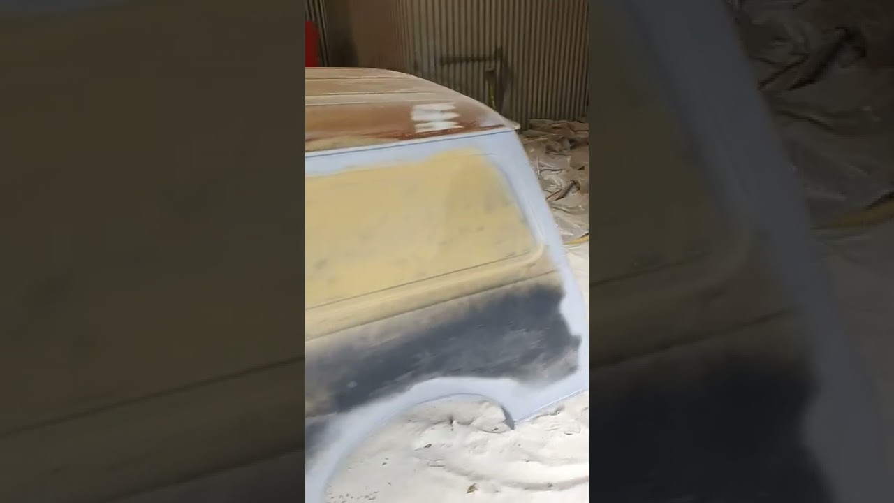 a1 sandblasting  how to remove rust from a classic mini van